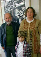Elena Govor with Vladimir Kabo and their son Rafael