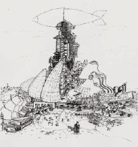 Niels Peter Flint Sketches of Odinpolis